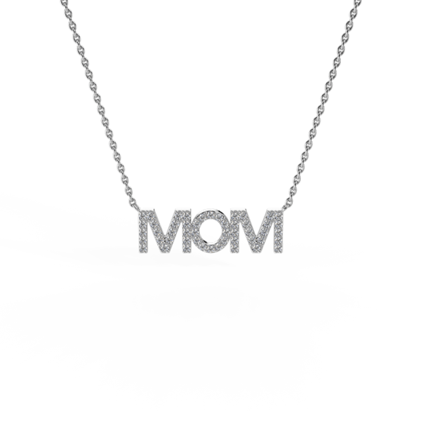 "לידיה" שרשרת יהלומים MOM משובצת יהלומים